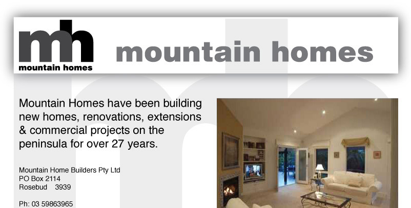 Mountain Homes -  Mountain Homes  have been building new homes. renovations, extensions & commercial projects on the peninsula for over 27 years